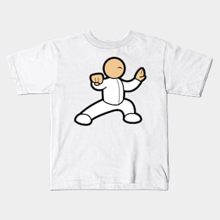 Dan Bian (Single Whip) Kids T-Shirt